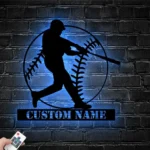 Mlb Metal Sign Personalized Baseball Player Name 1