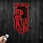 Mlb Metal Sign Personalized Us Baseball Player Name 1