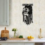 Mlb Metal Sign Personalized Us Baseball Player Name 1