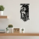 Mlb Metal Sign Personalized Us Baseball Player Name 1