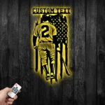 Mlb Metal Sign Personalized Us Baseball Player Name 1