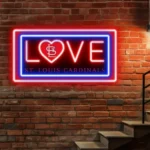 Mlb Neon Sign Love St Louis Cardinals Sign 1