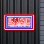 Mlb Neon Sign St Louis Cardinals Love Sign 1