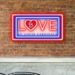 Mlb Neon Sign St Louis Cardinals Love Sign 1
