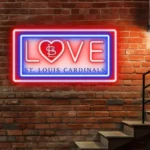 Mlb Neon Sign St Louis Cardinals Love Sign 1