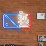 Mlb Neon Sign St Louis Cardinals Mlb Logo 1