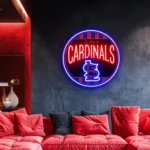 Mlb Neon Sign St Louis Cardinals Retro Acrylic 1