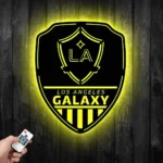 Mls Metal Sign Los Angeles Galaxy Shield Shape 1