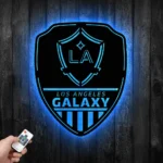 Mls Metal Sign Los Angeles Galaxy Shield Shape 1