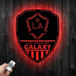 Mls Metal Sign Los Angeles Galaxy Shield Shape 1
