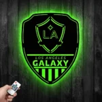Mls Metal Sign Los Angeles Galaxy Shield Shape 1