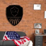 Mls Metal Sign Los Angeles Galaxy Shield Shape 1
