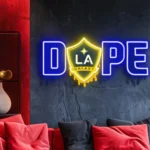 Mls Neon Sign Dripping Dope Los Angeles Galaxy 1