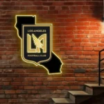 Mls Neon Sign Los Angeles Football Club California State Map 1