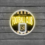 Mls Neon Sign Los Angeles Football Club Retro Acrylic 1