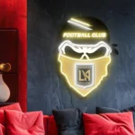 Mls Neon Sign Los Angeles Football Club Skull 1