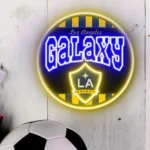 Mls Neon Sign Los Angeles Galaxy Retro Acrylic 1