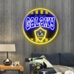 Mls Neon Sign Los Angeles Galaxy Retro Acrylic 1