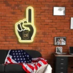 Mls Neon Sign Mls Los Angeles Football Club Foam Finger 1