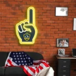 Mls Neon Sign Mls Los Angeles Galaxy Foam Finger 1