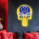 Mls Neon Sign The Punisher Los Angeles Galaxy 1