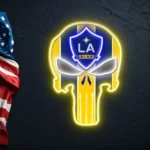 Mls Neon Sign The Punisher Los Angeles Galaxy 1
