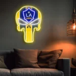 Mls Neon Sign The Punisher Los Angeles Galaxy 1