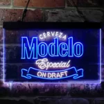 Modelo Especial Neon Sign Cerveza Draft 1