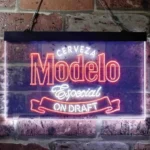 Modelo Especial Neon Sign Cerveza Draft 1