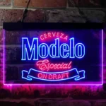Modelo Especial Neon Sign Cerveza Draft 1