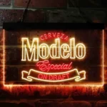 Modelo Especial Neon Sign Cerveza Draft 1
