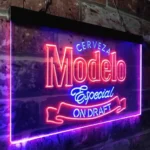 Modelo Especial Neon Sign Cerveza Draft 1