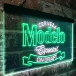 Modelo Especial Neon Sign Cerveza Draft 1