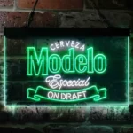 Modelo Especial Neon Sign Cerveza Draft 1