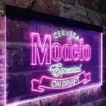 Modelo Especial Neon Sign Cerveza Draft 1