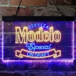 Modelo Especial Neon Sign Cerveza Draft 1