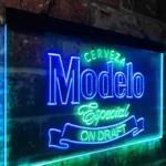Modelo Especial Neon Sign Cerveza Draft 1