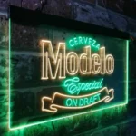 Modelo Especial Neon Sign Cerveza Draft 1