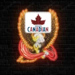 Molson Canadian Neon Sign Bespoke Logo Custom American Eagle 1