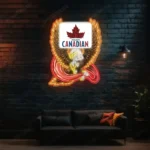 Molson Canadian Neon Sign Bespoke Logo Custom American Eagle 1
