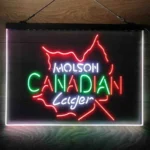 Molson Canadian Neon Sign Maple Leaf Lager 3 Color 1