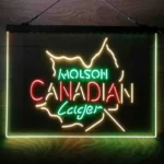 Molson Canadian Neon Sign Maple Leaf Lager 3 Color 1