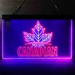 Molson Neon Sign Canadian Maple Leaf 1