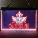 Molson Neon Sign Canadian Maple Leaf 1