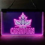 Molson Neon Sign Canadian Maple Leaf 1