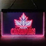 Molson Neon Sign Canadian Maple Leaf 1