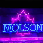 Molson Neon Sign Logo 1