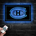 Montreal Canadiens Metal Sign Habs Crest Logo 1