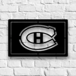 Montreal Canadiens Metal Sign Habs Crest Logo 1