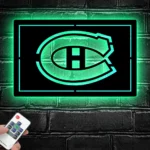 Montreal Canadiens Metal Sign Habs Crest Logo 1